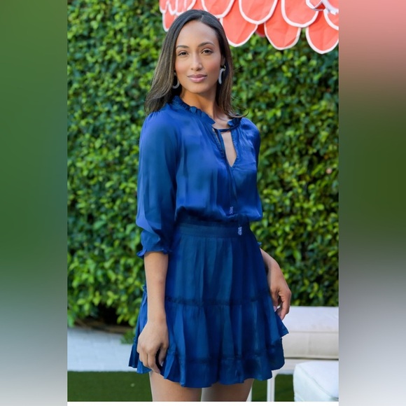 Walker & Wade Ibiza Dress / Lapis Silk - Picture 1 of 6